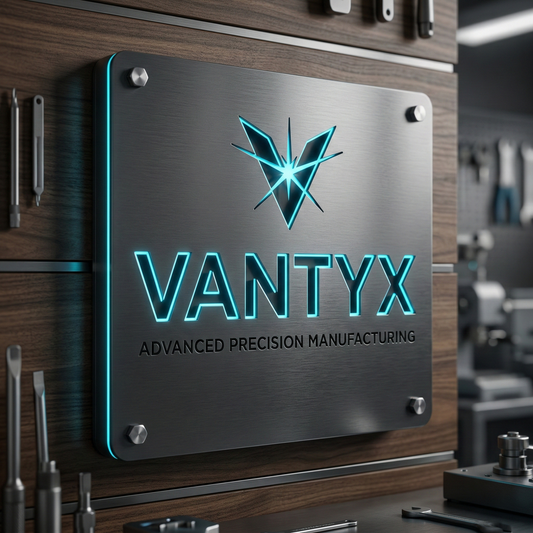 Vantyx Laser Cut Sign – 3D Branded Excellence